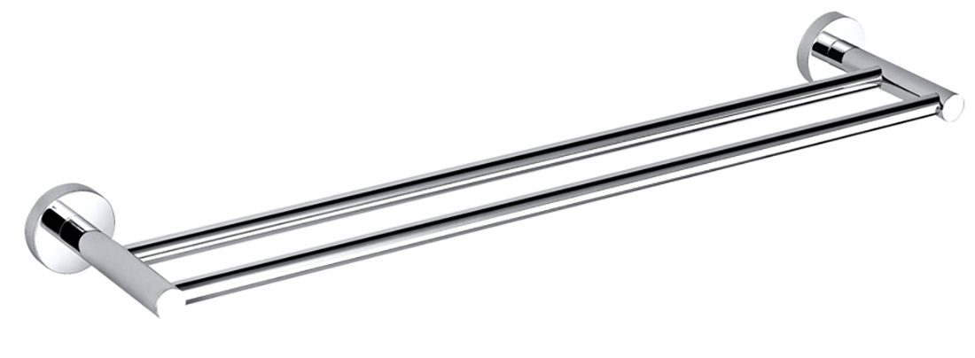 OSLO - Double Towel Rail Chrome / Double - 750mm