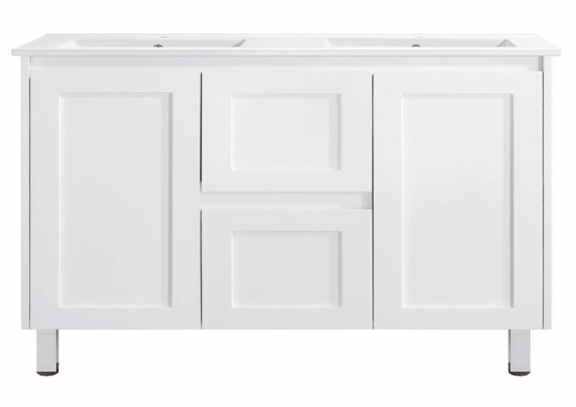 EMPIRE DOUBLE BOWL VANITY - 1200 x 460mm
