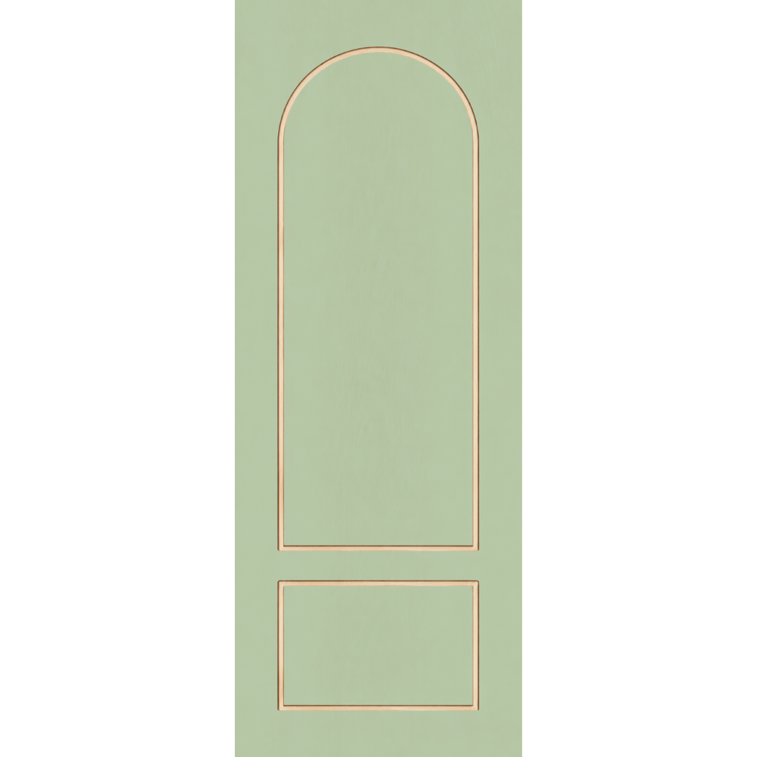 BELLEVUE ARCH 2 PANEL - Solid Block Door (P/G)
