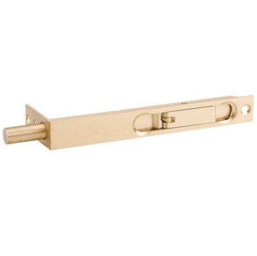 FLUSH BOLT - Satin Brass