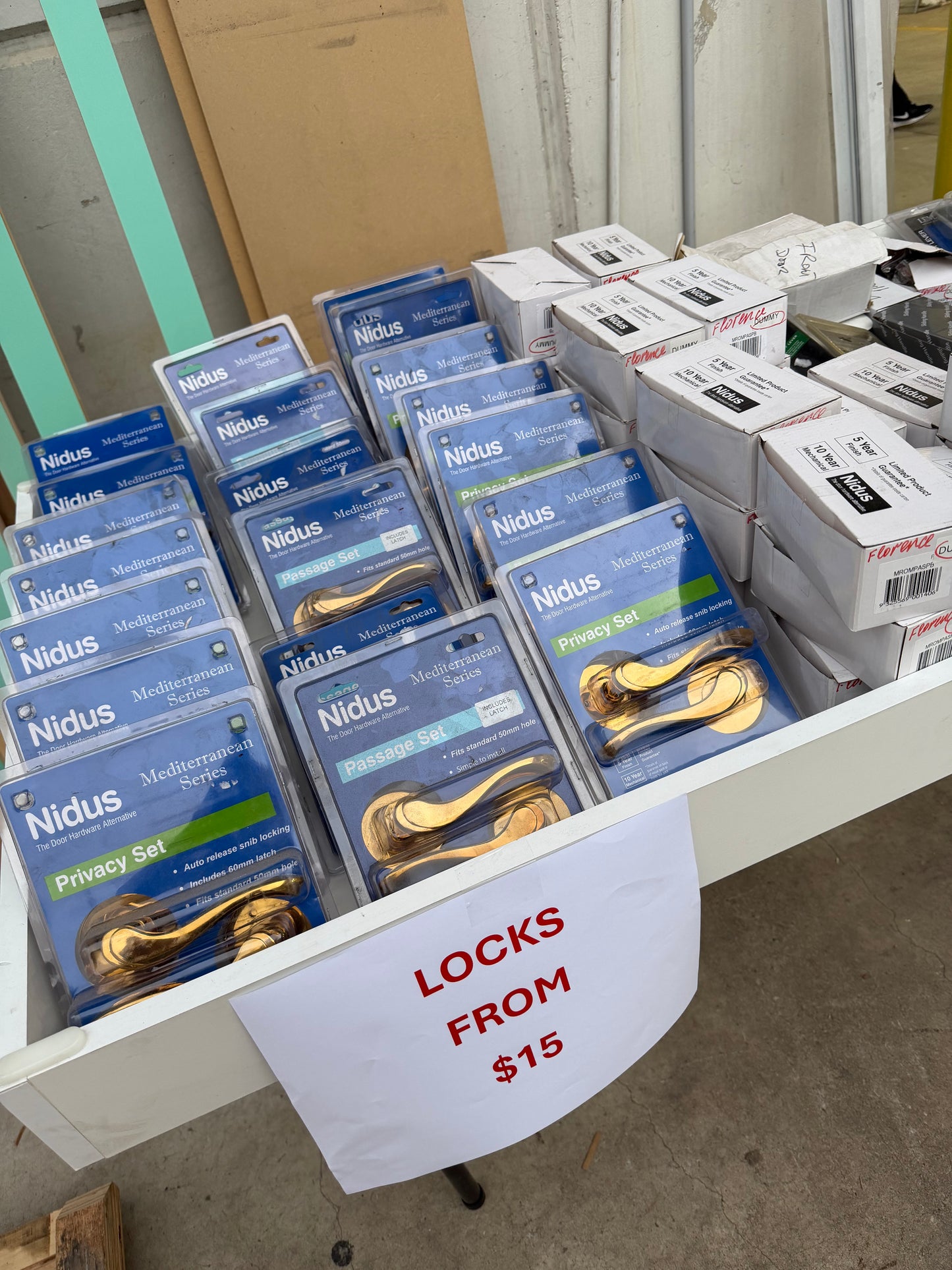 FLORENCE GOLD HANDLE RANGE - CLEARANCE