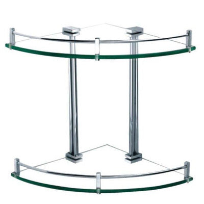 Double Corner Glass Shelf - K17