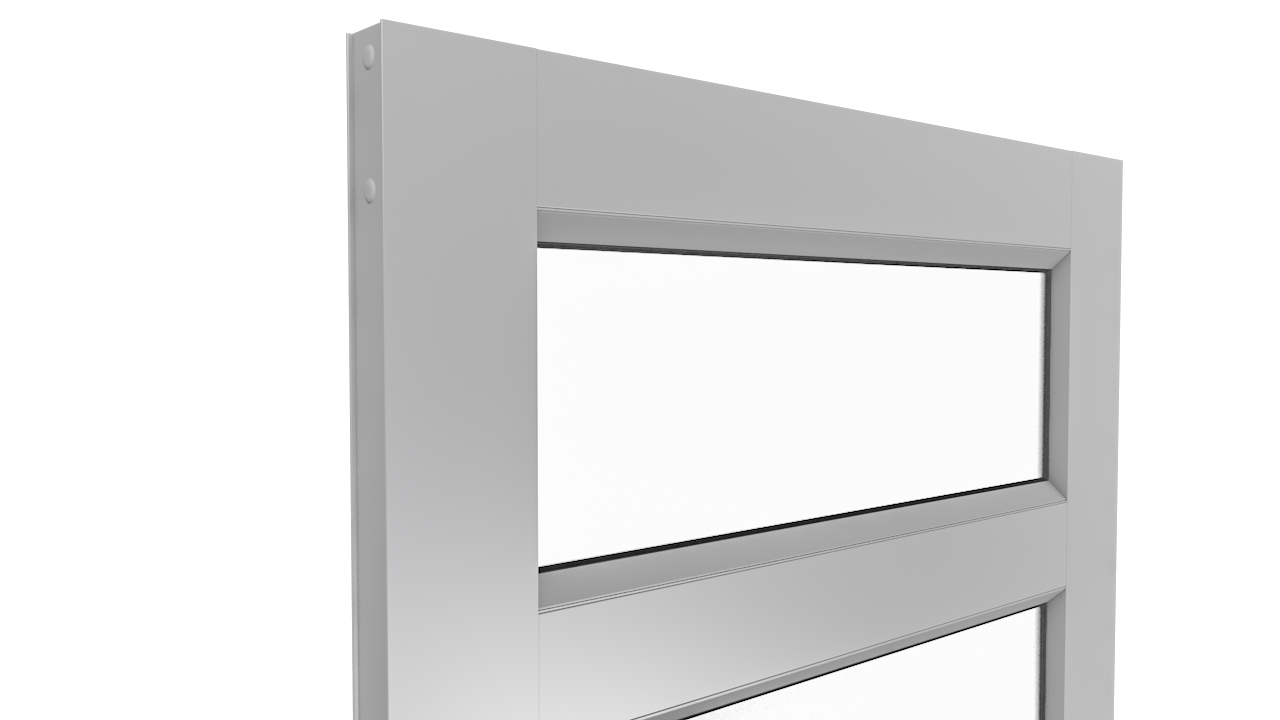 XE3 Hume Elite Aluminium Anotec Natural Pearl - Entrance Door