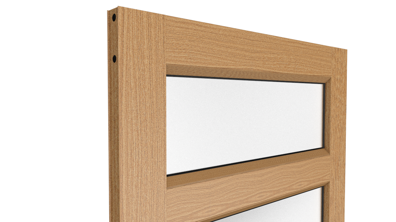 XE3 Hume Elite Aluminium Blackbutt - Entrance Door