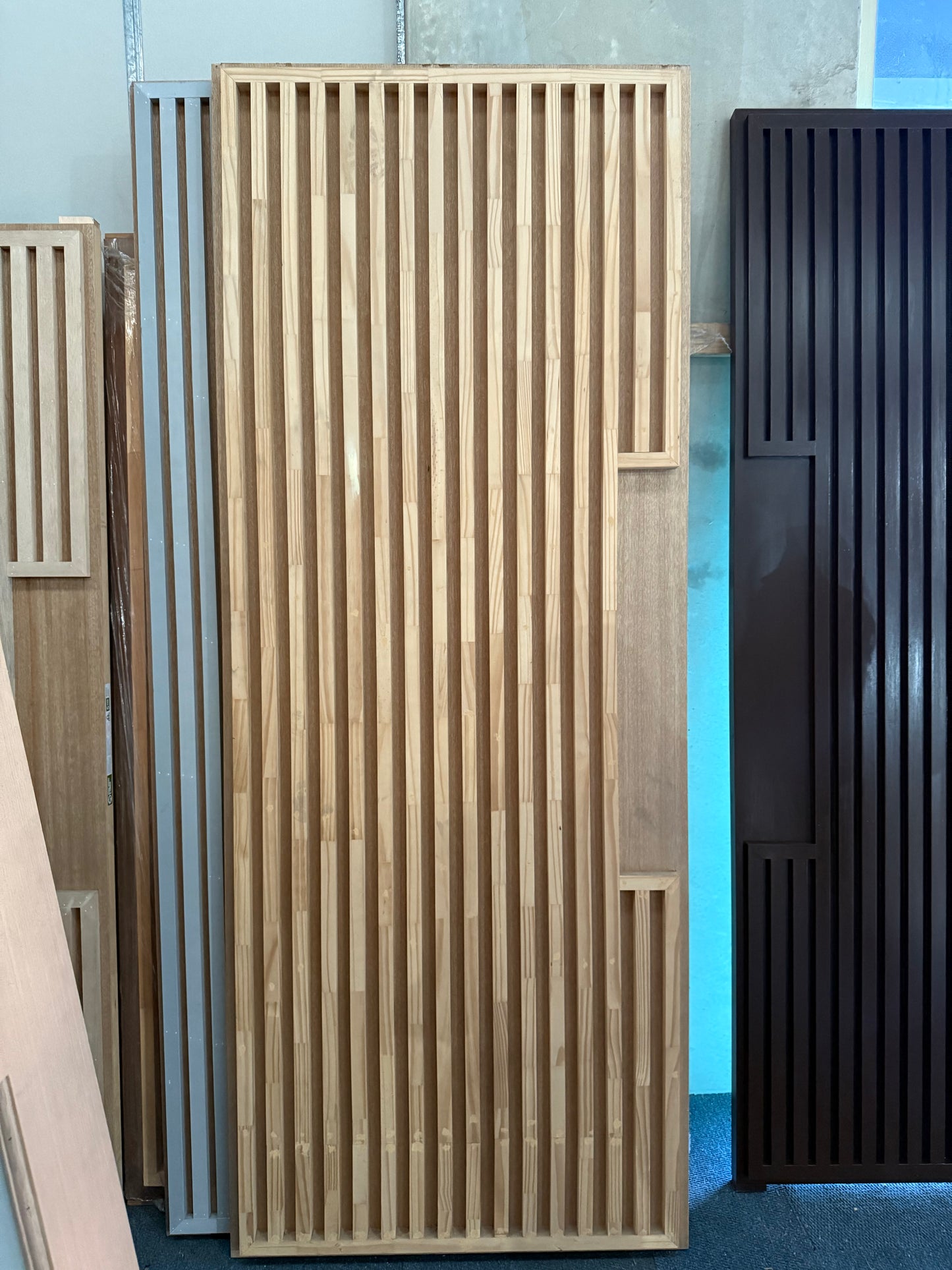 TIMBER BATTEN DOOR - CLEARANCE