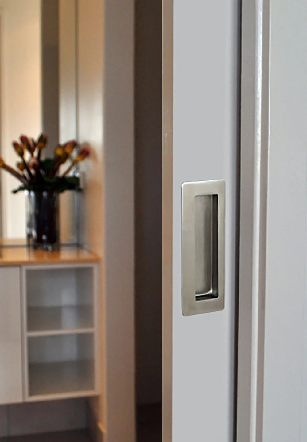 Nidus Square Edge Flush Pull (Available in Various Finishes)
