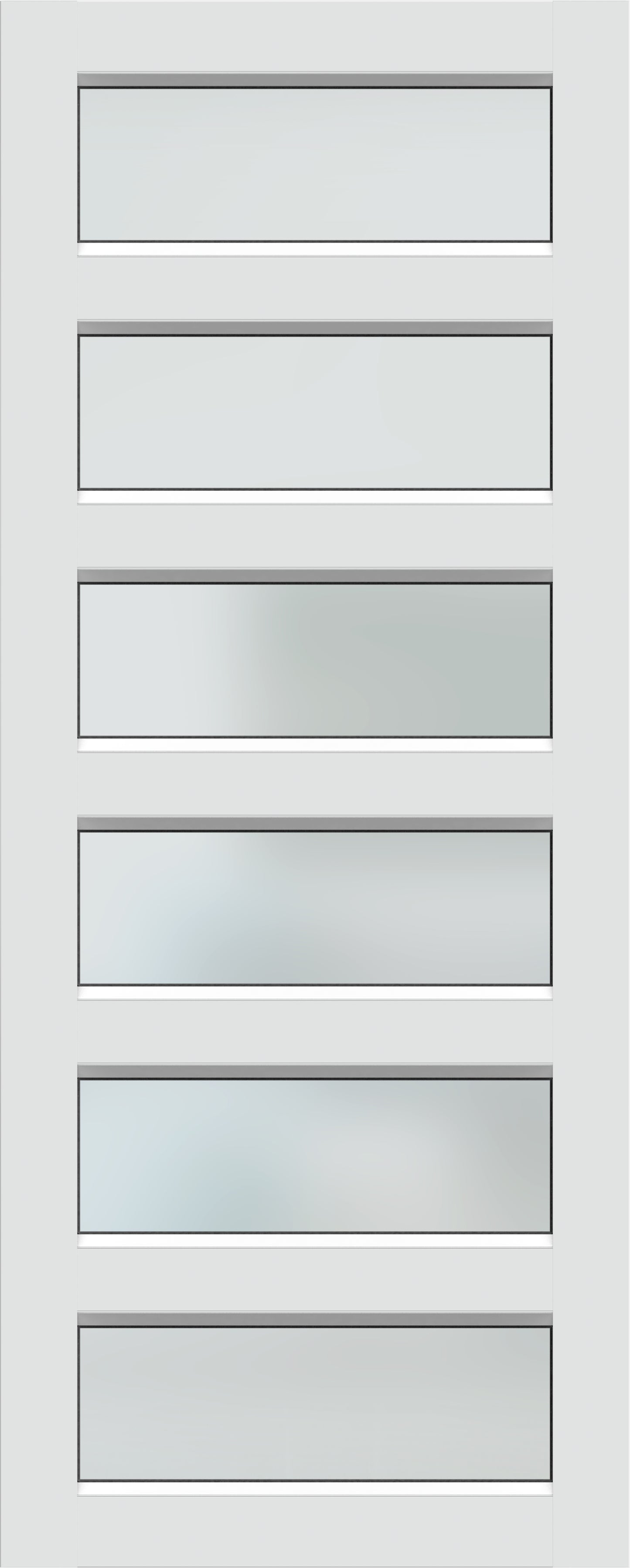 XE6 Hume Elite Aluminium Pearl White - Entrance Door