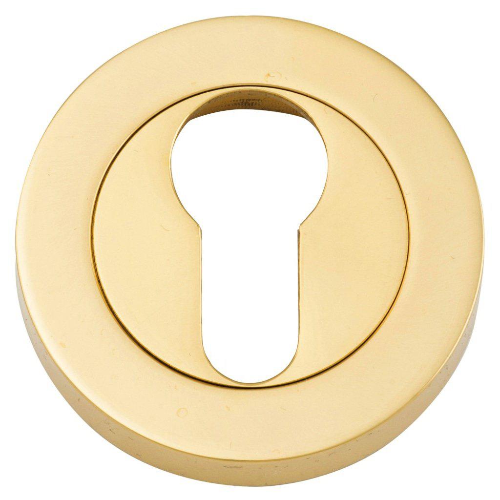 ROUND ESCUTCHEON - Polished Brass