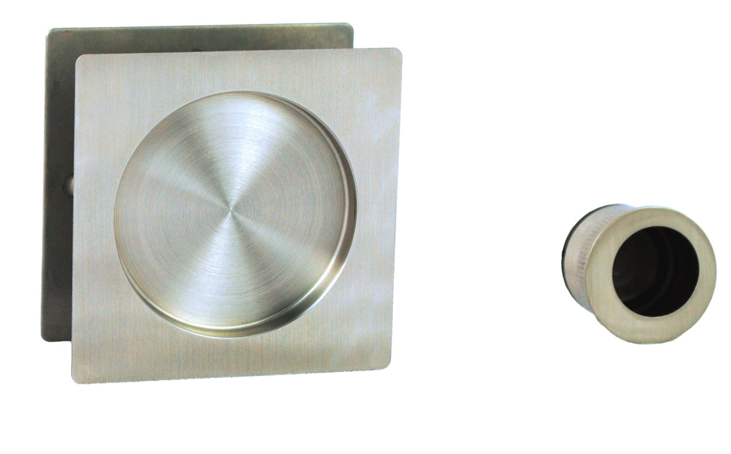 SOFIA - Square Passage Cavity Slider Satin Chrome