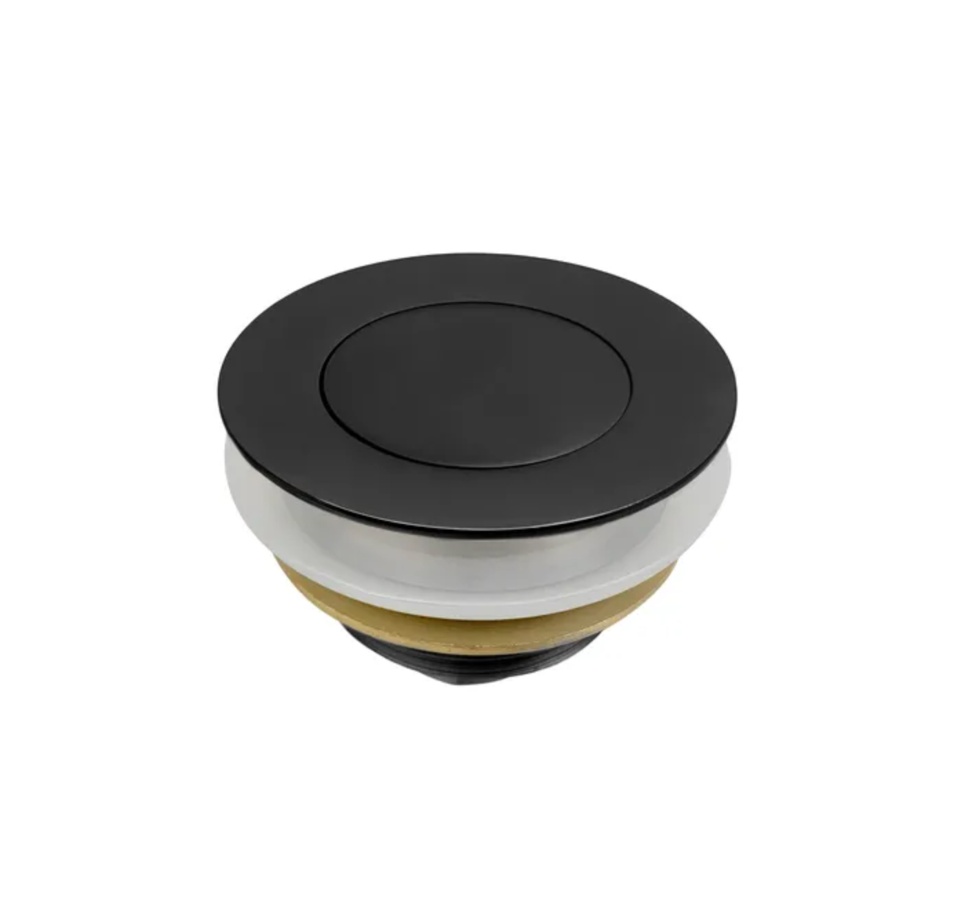 Matte Black Bath Pop Down Plug & Waste - 40mm