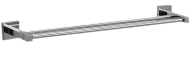 FLORENCE - Double Towel Rail Chrome / Double - 600mm