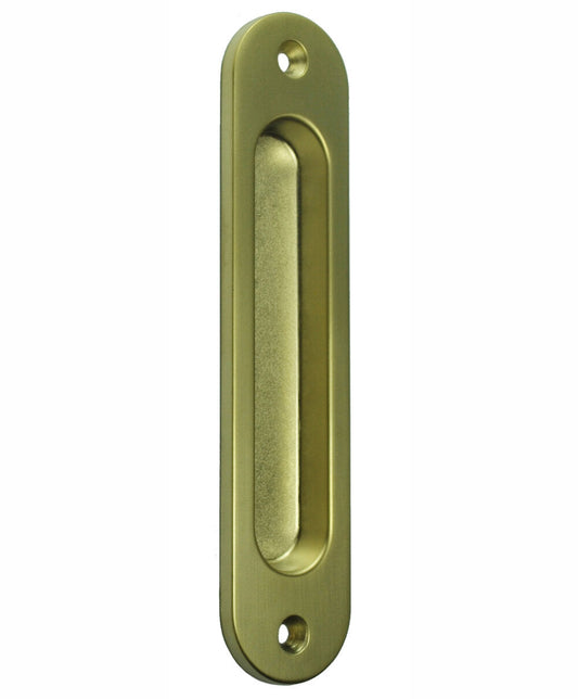 ROUND FLUSH PULL - Polished Brass