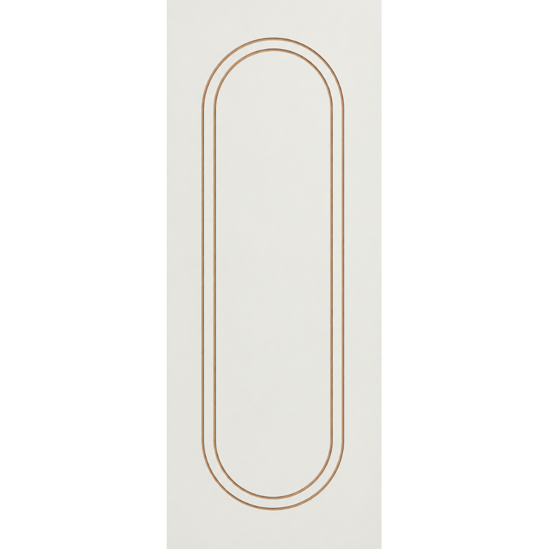 BELLEVUE DOUBLE OVAL - Solid Core R/C Internal Door