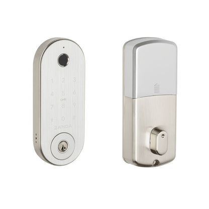 Stealth Smart Lock Deadbolt - Brushed Nickel / Satin Chrome