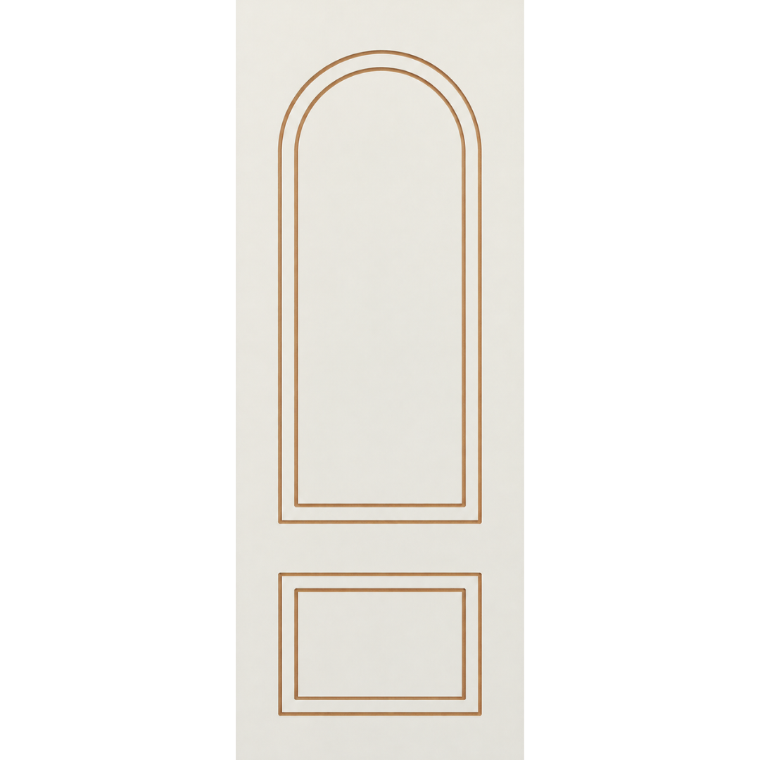BELLEVUE DOUBLE ARCH 2 PANEL - Hollow Core R/C Internal Door