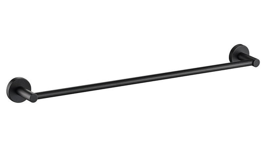 OSLO - Single Towel Rail Matte Black / Single - 600mm