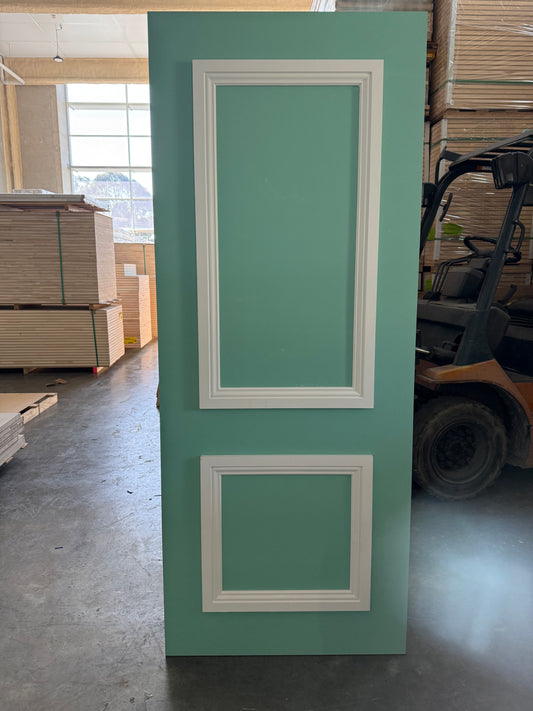 2 PANEL SOLID BLOCK DOOR - CLEARANCE