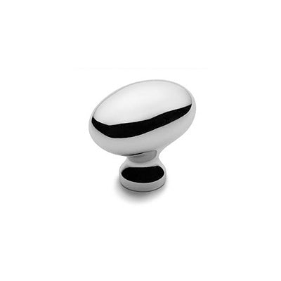 Copy of 30x20mm Egg Shaped Knob - CP