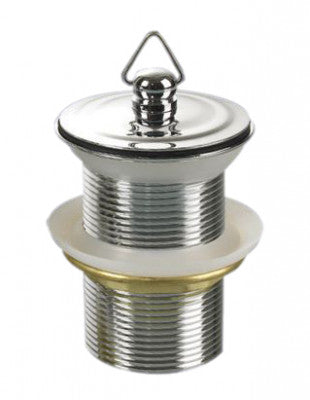 PLUG IN WASTE - 40mm Chrome / 40mm - No Overflow