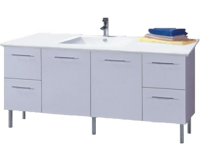 ATLANTA SINGLE BASIN VANITY - 1500 x 460mm