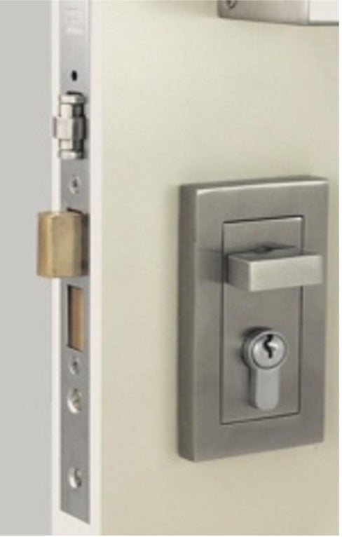OZI 3 - Roller Mortice Lock Satin Chrome