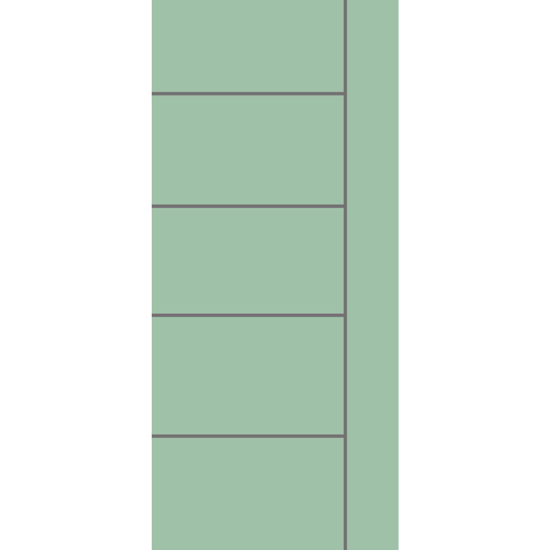 REDFERN - Solid Block Door (P/G)