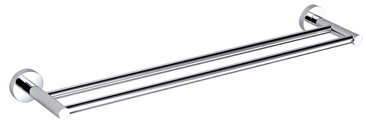 OSLO - Double Towel Rail Chrome / Double - 750mm