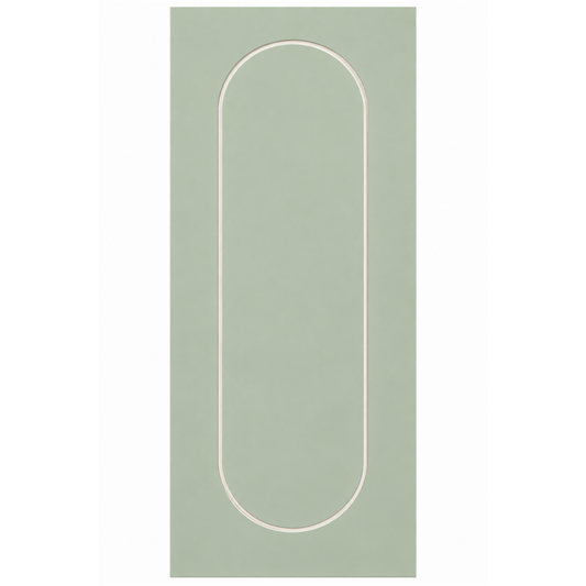 BELLEVUE OVAL - Solid Block Door (P/G)