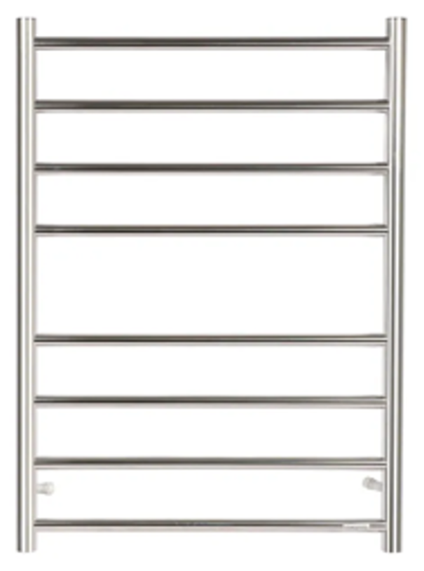HEATED TOWEL RAIL - 8 Bar Round