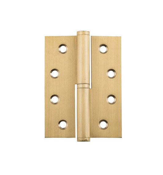 LIFT OFF HINGE - Satin Brass / 100 x 75 x 2.5mm (Single)