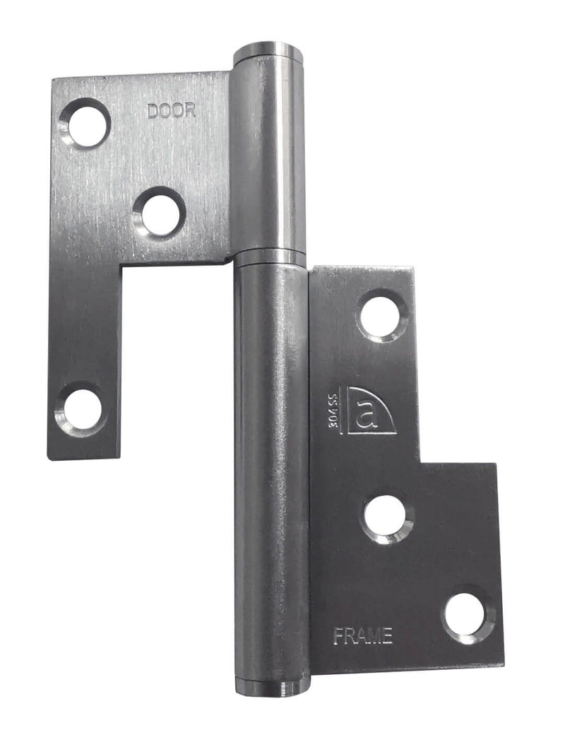 UNIVERSAL LIFT OFF HINGE - Stainless Steel 100 x 45 x 2.5mm (Single)