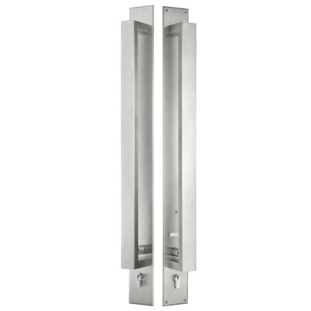 Gainsborough Trilock Omni Back to Back Entrance Pull Handle Set (Available in Various Finishes)