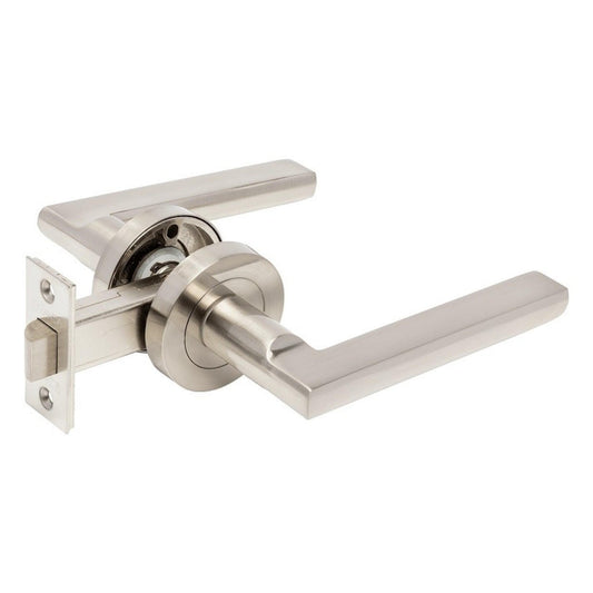 ZANDA APEX PASSAGE HANDLE BRUSHED NICKEL - CLEARANCE