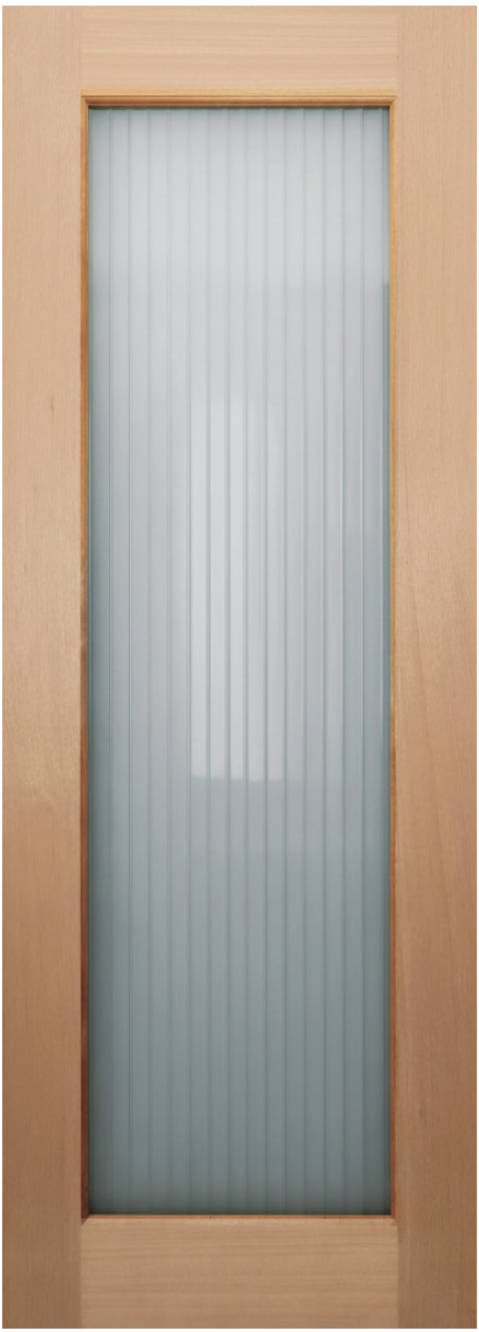 FULL LITE - Fluted Glass External Door