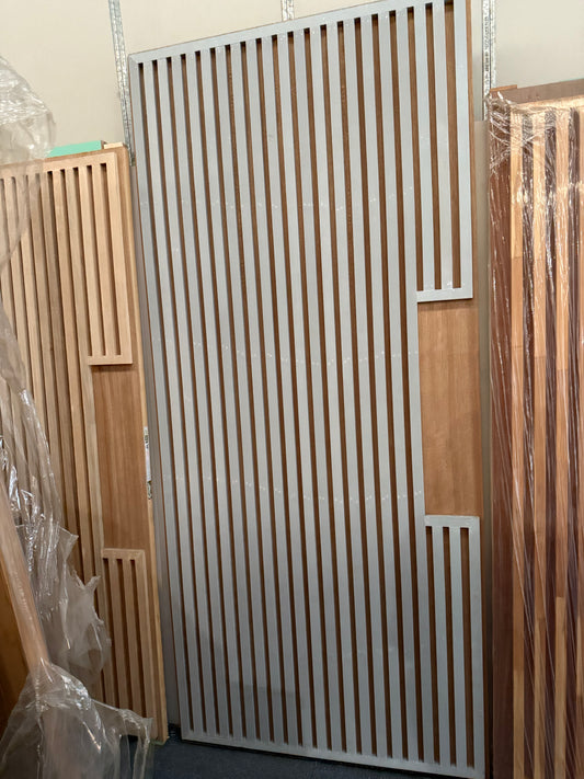 TIMBER BATTEN DOOR - CLEARANCE