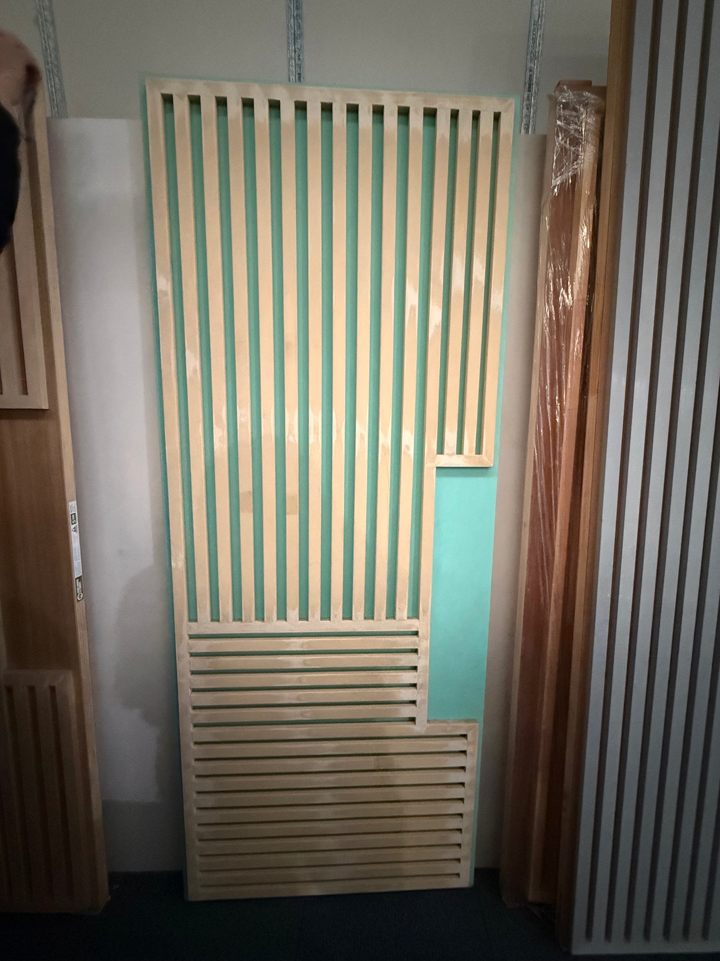 TIMBER BATTEN DOOR - CLEARANCE