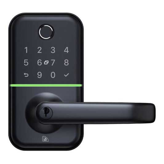 Austyle Smart Digital C4 Key In Lever Entrance Set - Black
