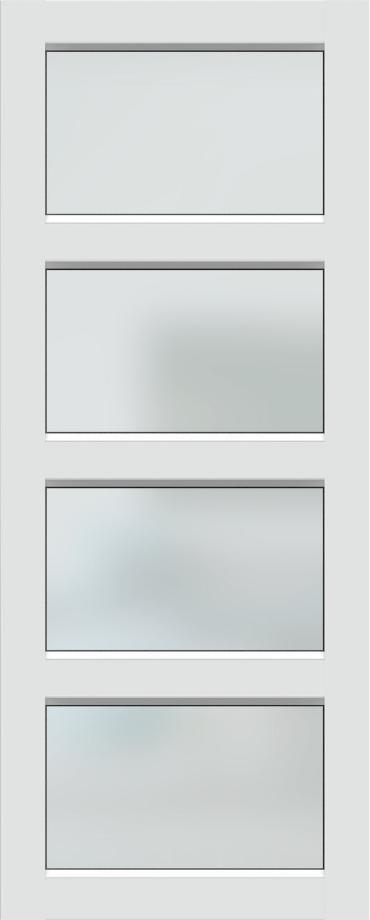 XE4 Hume Elite Aluminium Pearl White - Entrance Door