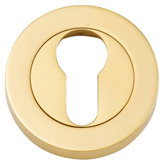 ROUND ESCUTCHEON - Polished Brass