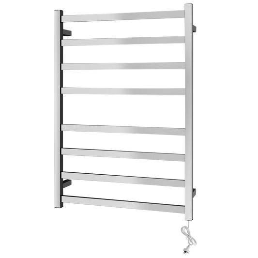 HEATED TOWEL RAIL - 8 Bar Square