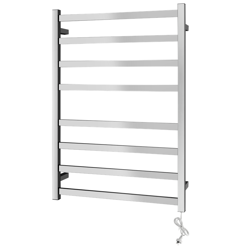 HEATED TOWEL RAIL - 8 Bar Square