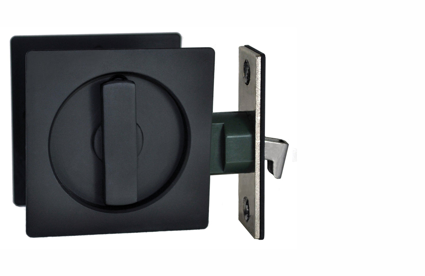 SOFIA - Square Privacy Cavity Slider / Matte Black