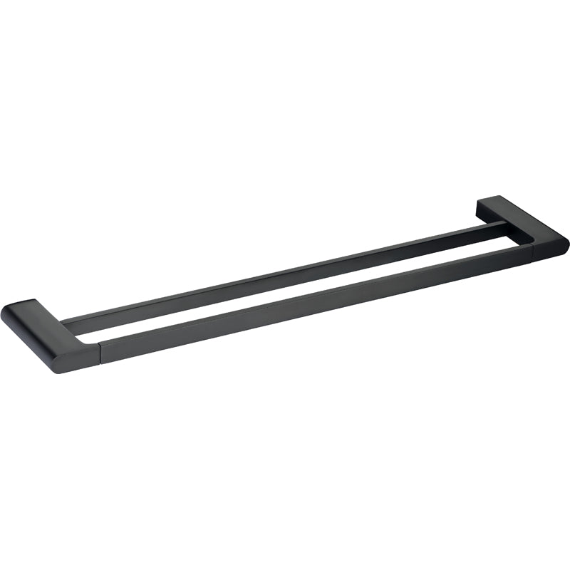 MOSCOW - Double Towel Rail Matte Black / Double - 750mm