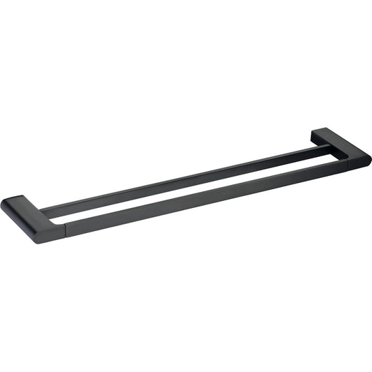 MOSCOW - Double Towel Rail Matte Black / Double - 750mm