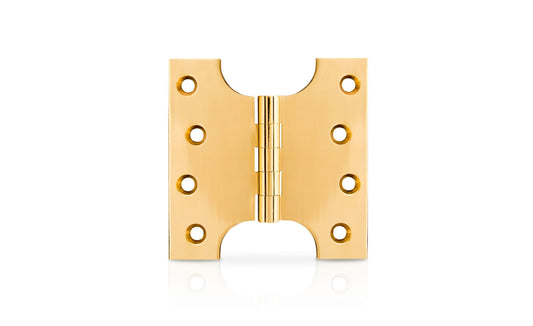 PARLIAMENT HINGE - Polished Brass / 100 x 127mm (Single)