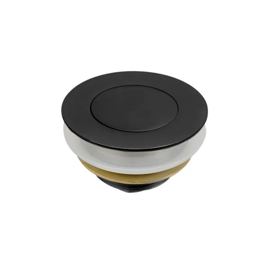 Matte Black Bath Pop Down Plug & Waste - 40mm