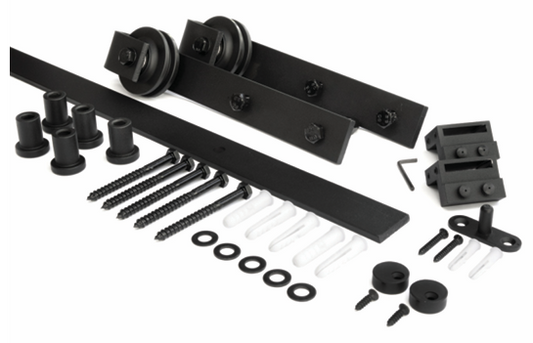FRONTIER TRACK SYSTEM - Barn Door Track 3M TRACK & FITTINGS - FOR DOORS 1500mm WIDE (SINGLE)